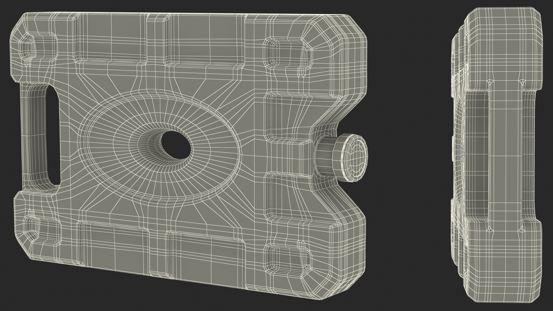 3D Hard Sided Rectangular Ice Pack