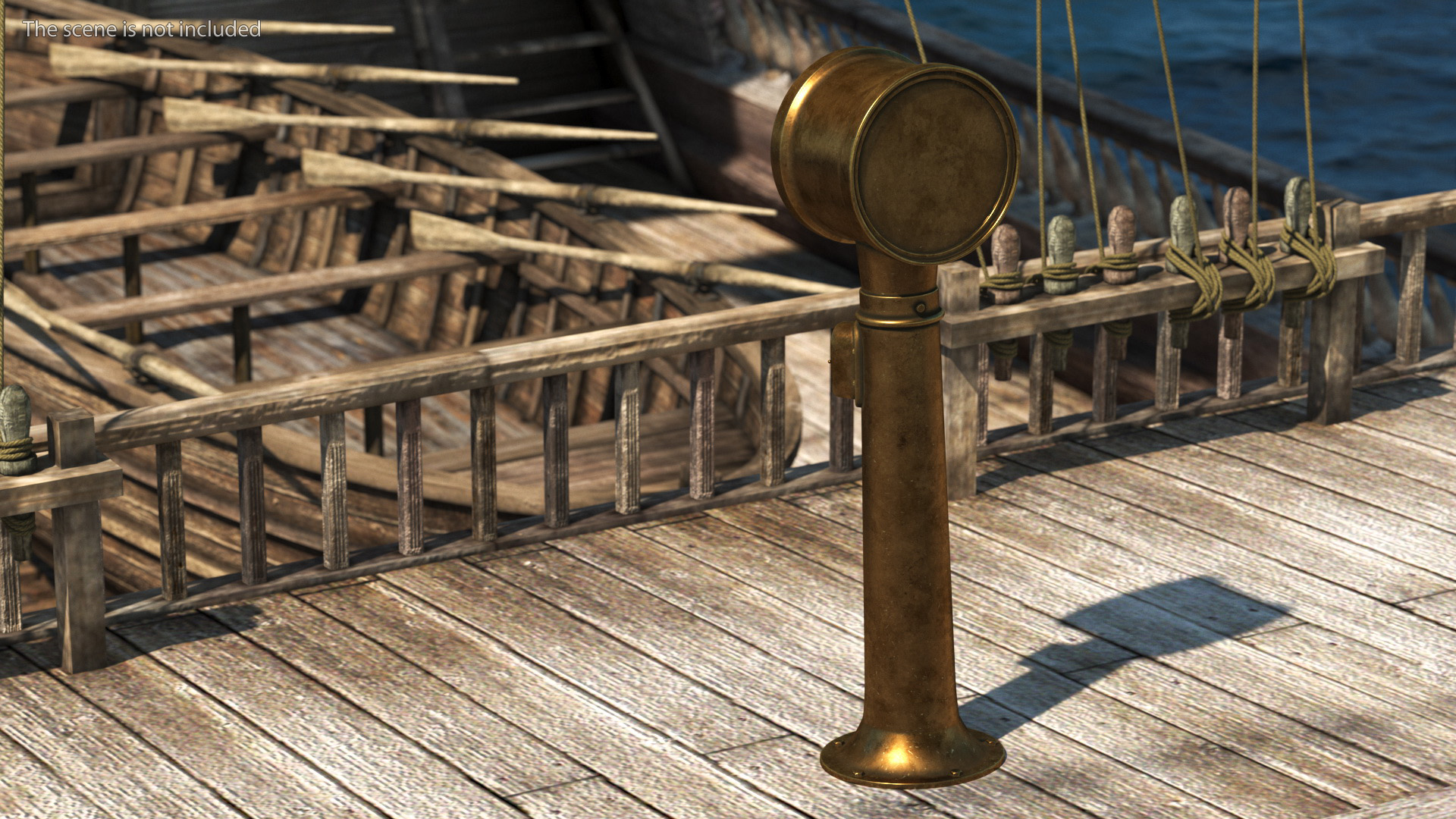 3D Antique Ships Engine Control model