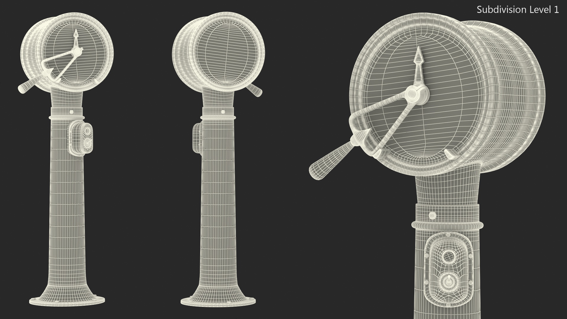 3D Antique Ships Engine Control model