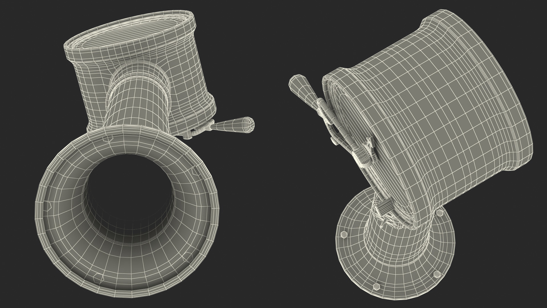 3D Antique Ships Engine Control model