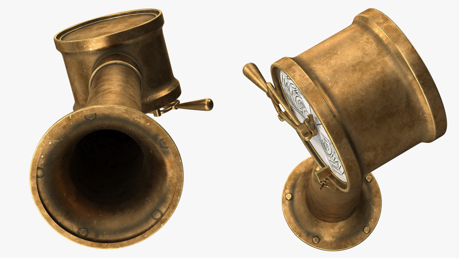 3D Antique Ships Engine Control model