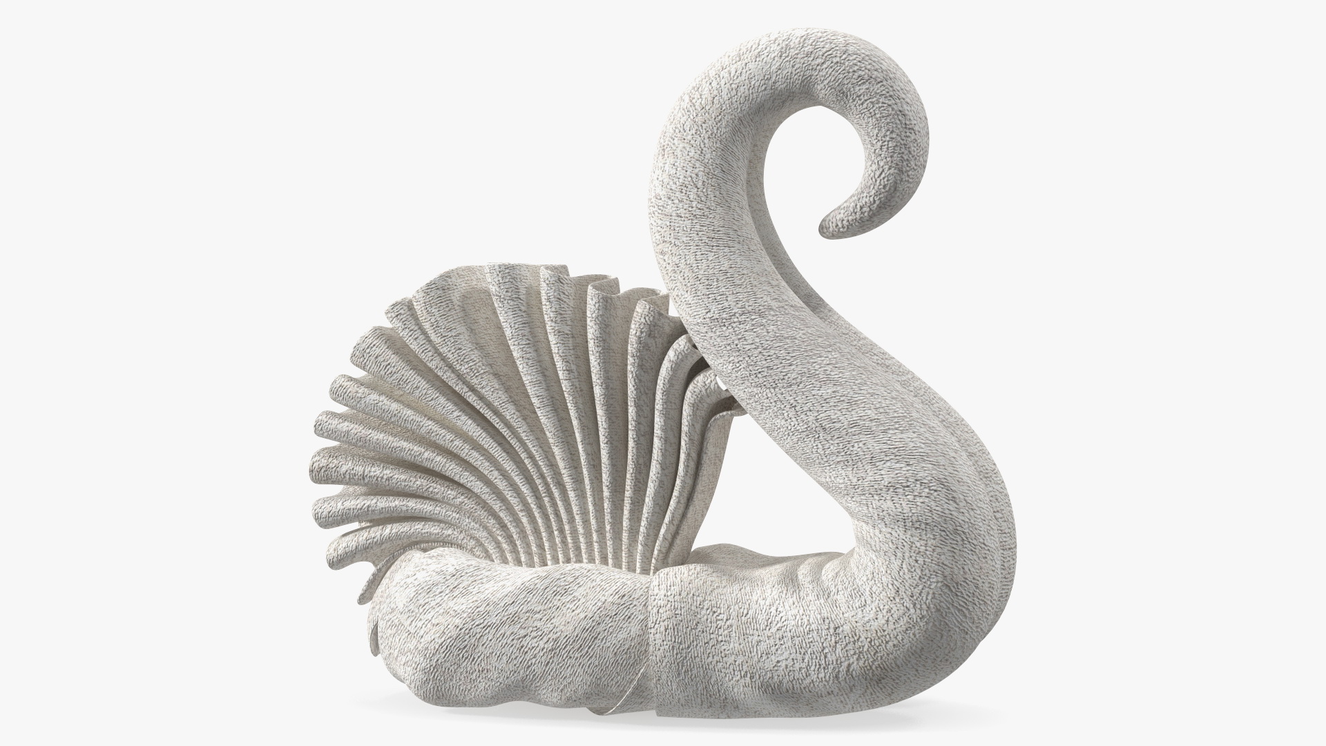 Elegant Towel Swan White 3D model