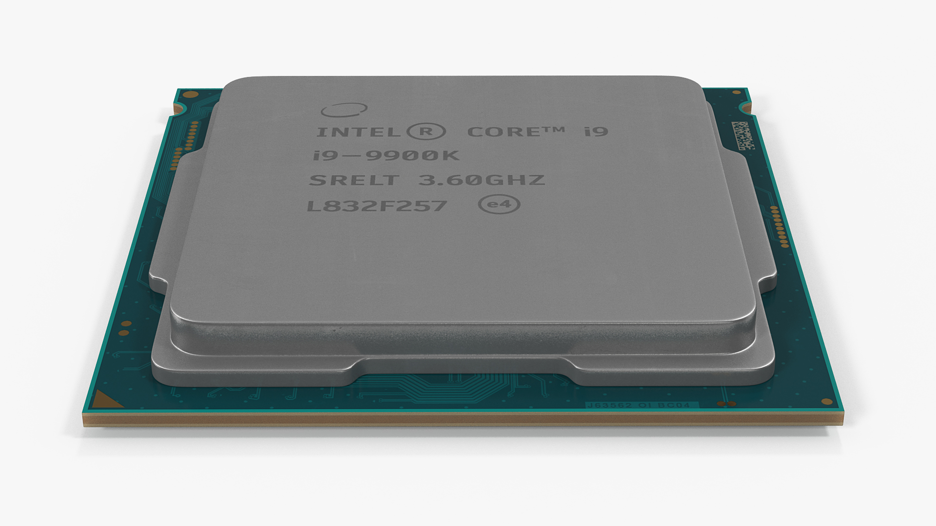 3D Intel Core i9 9900k CPU model