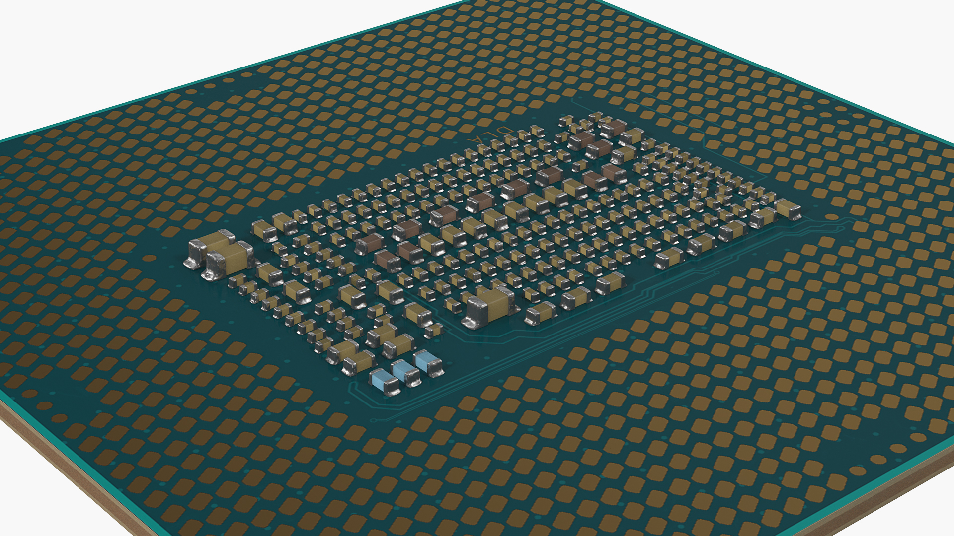 3D Intel Core i9 9900k CPU model