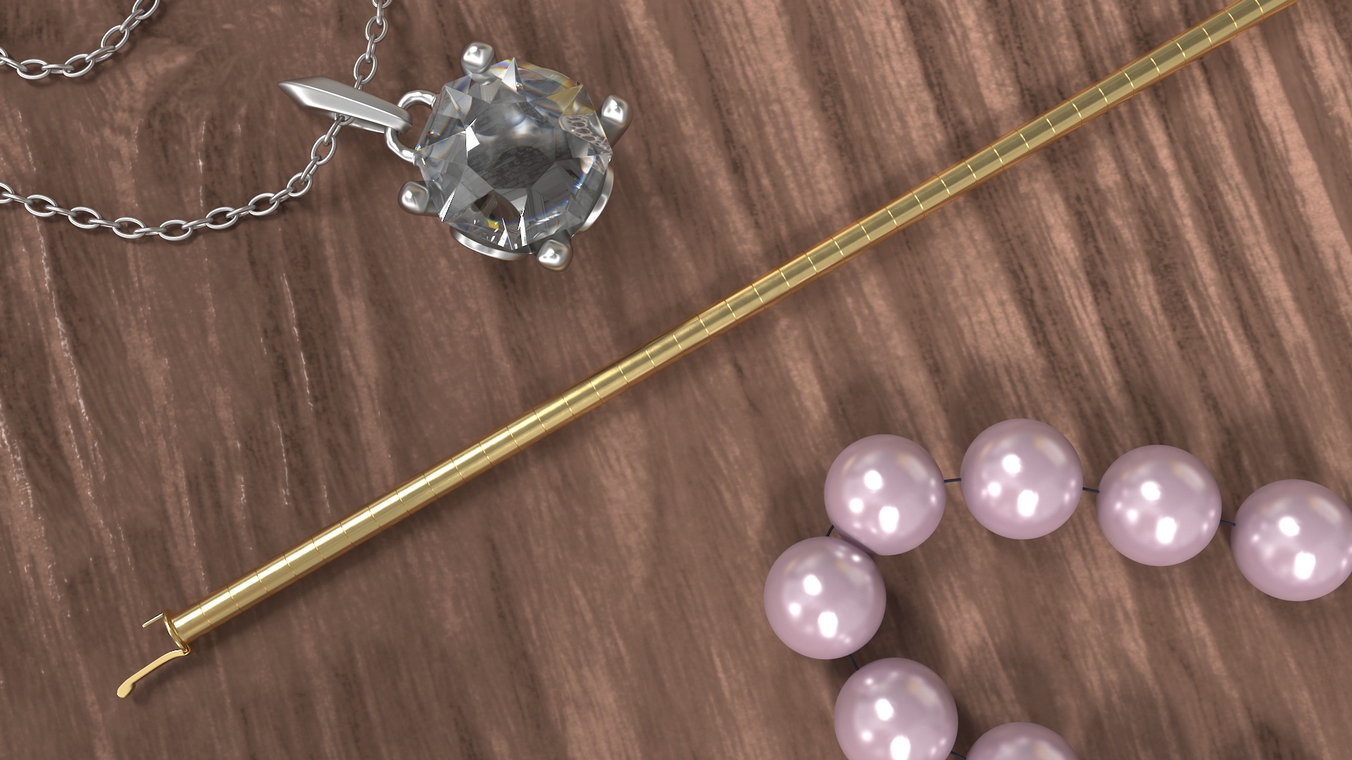 3D Golden Omega Chain model