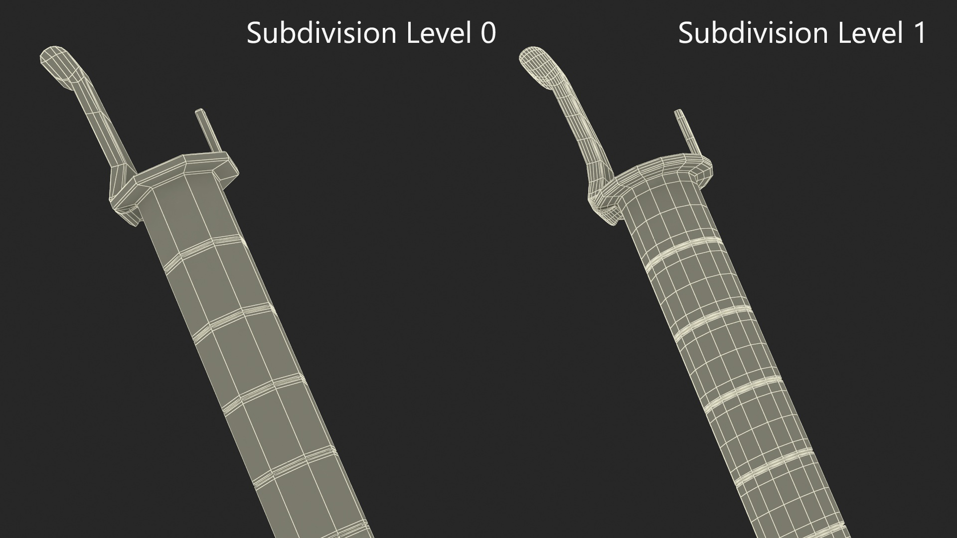 3D Golden Omega Chain model