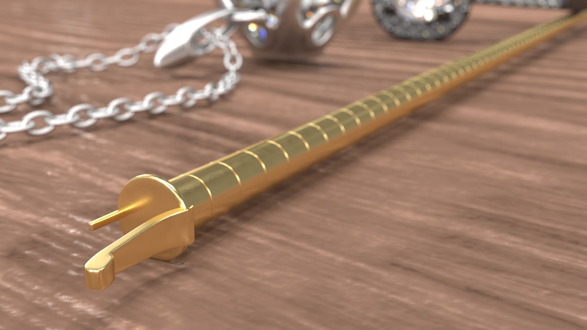3D Golden Omega Chain model