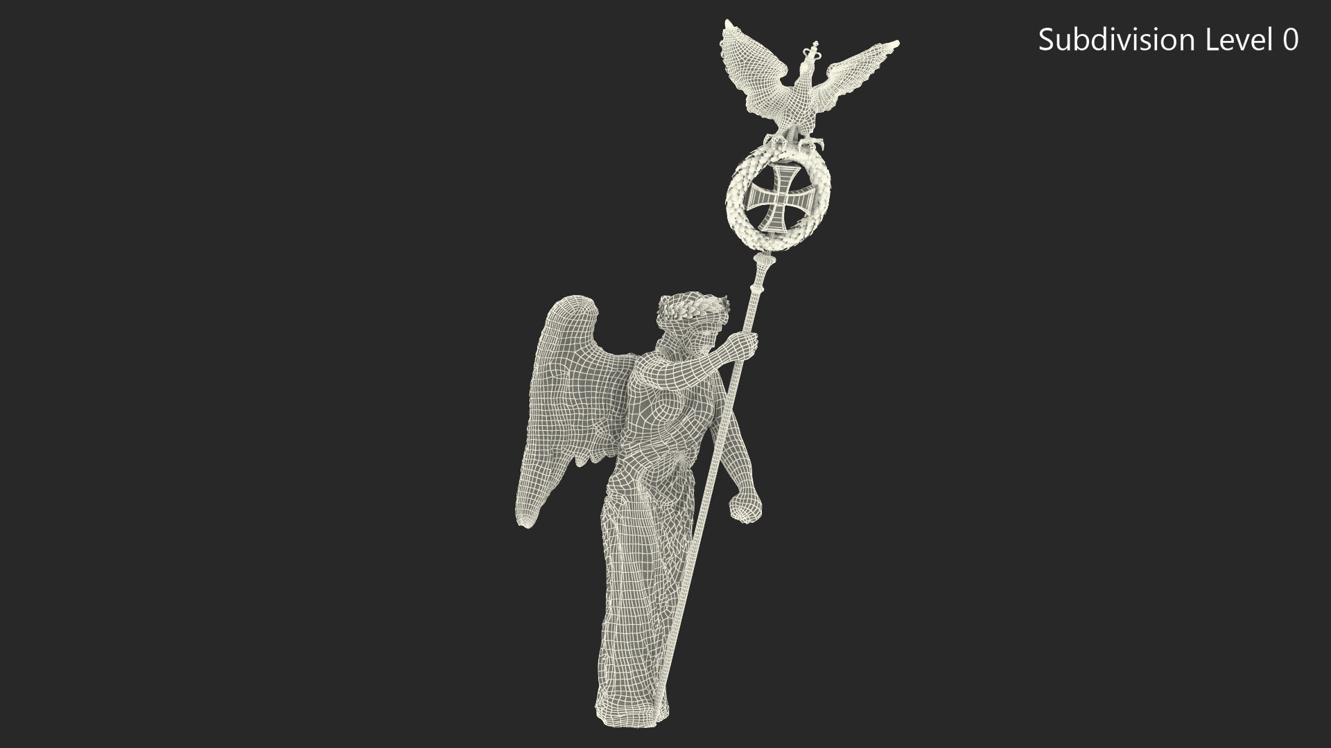 3D model Goddess of Victory Statue