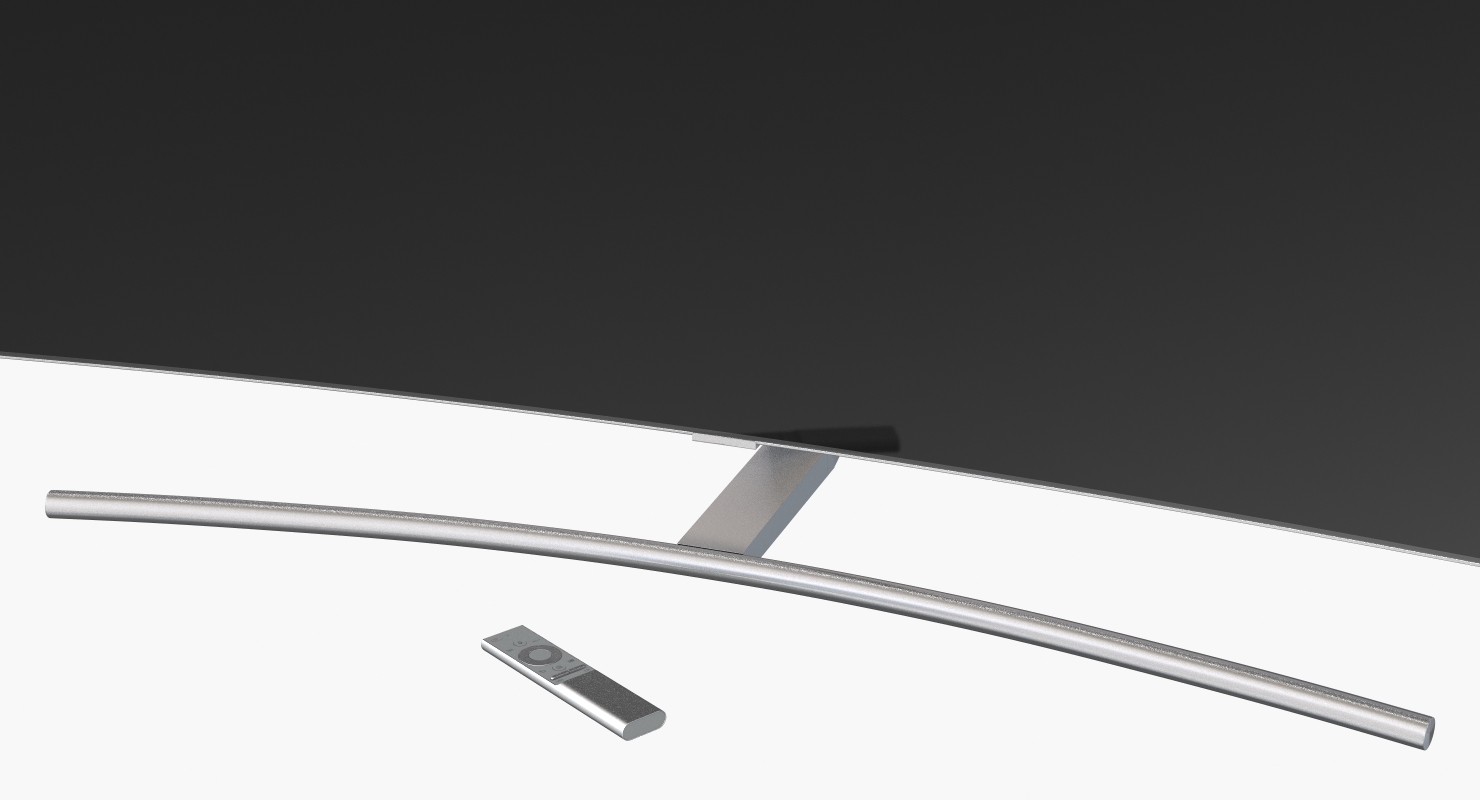 3D Curved Smart QLED TV 65 inch with Remote Control model