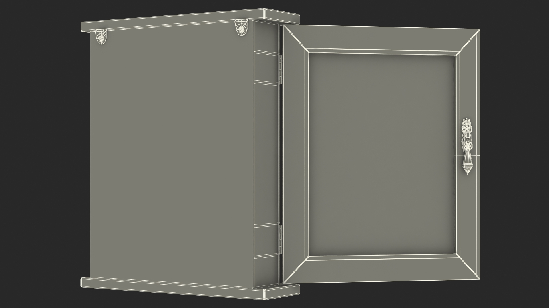 Key Holder Box Open 3D model