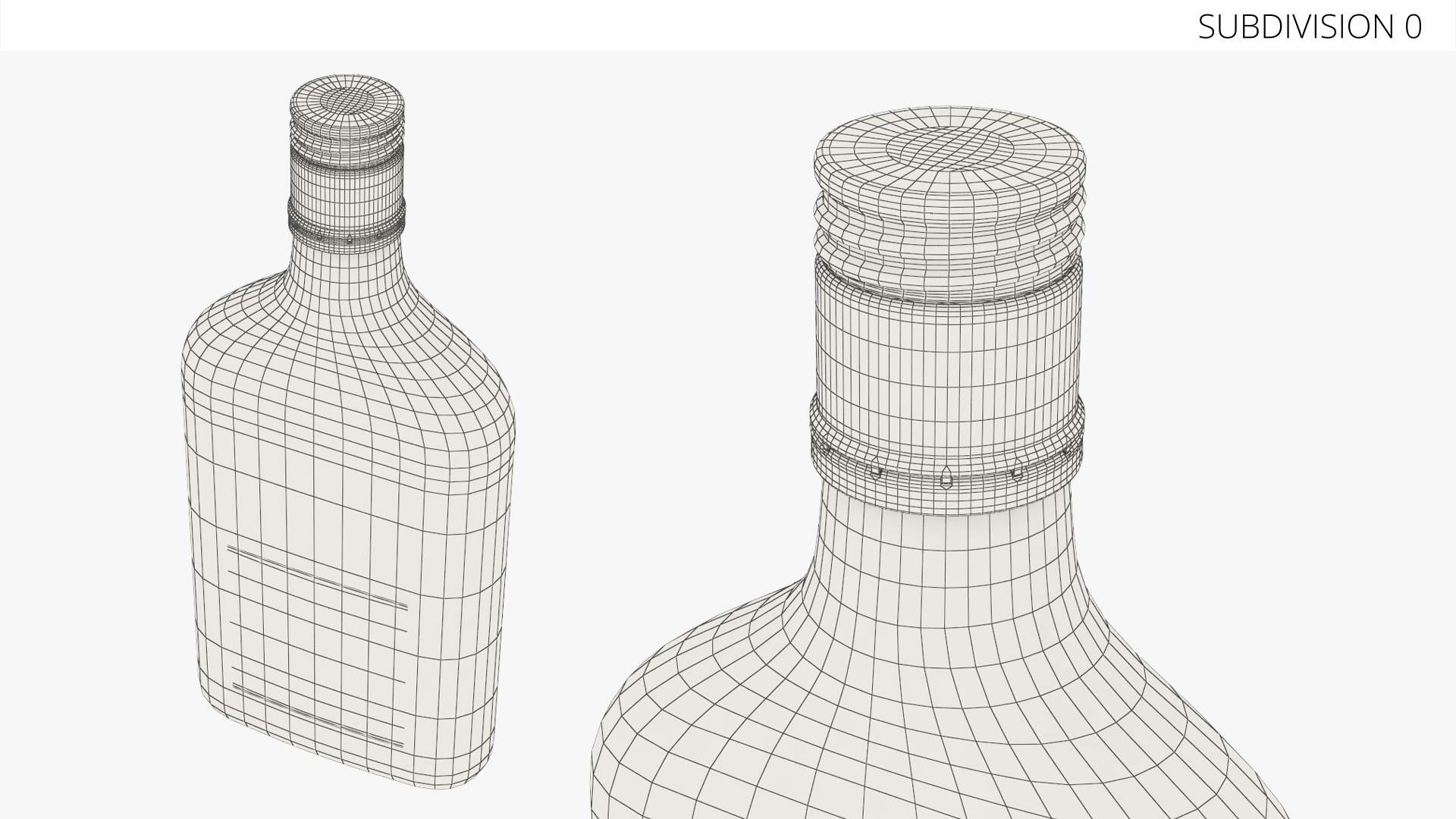 Alcohol Vodka Bottle Flat Shape 350ml, view 11