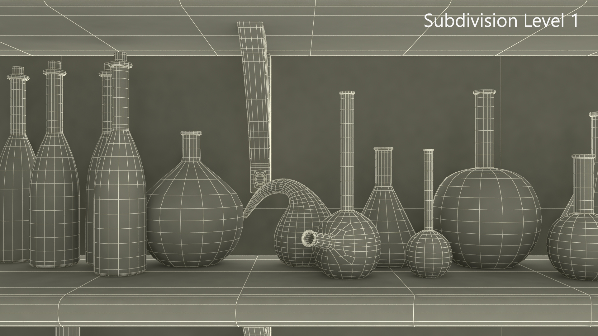 Medieval Alchemist Laboratory 3D model