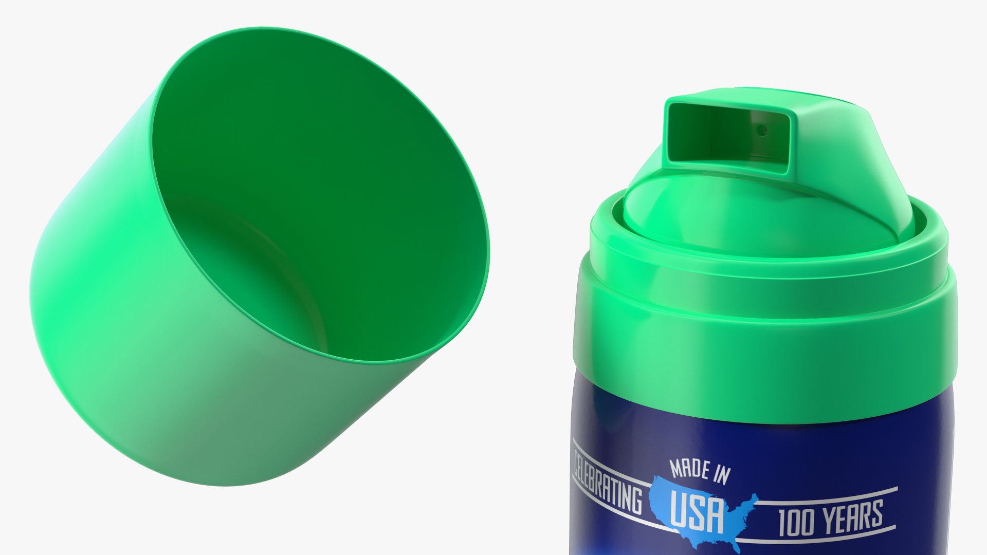 3D Barbasol Shave Cream Travel Can Aloe