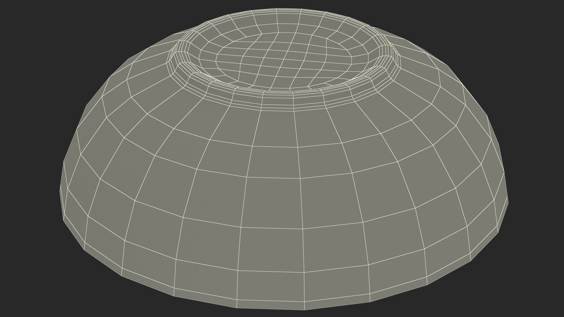 3D Colored Rings Breakfast model