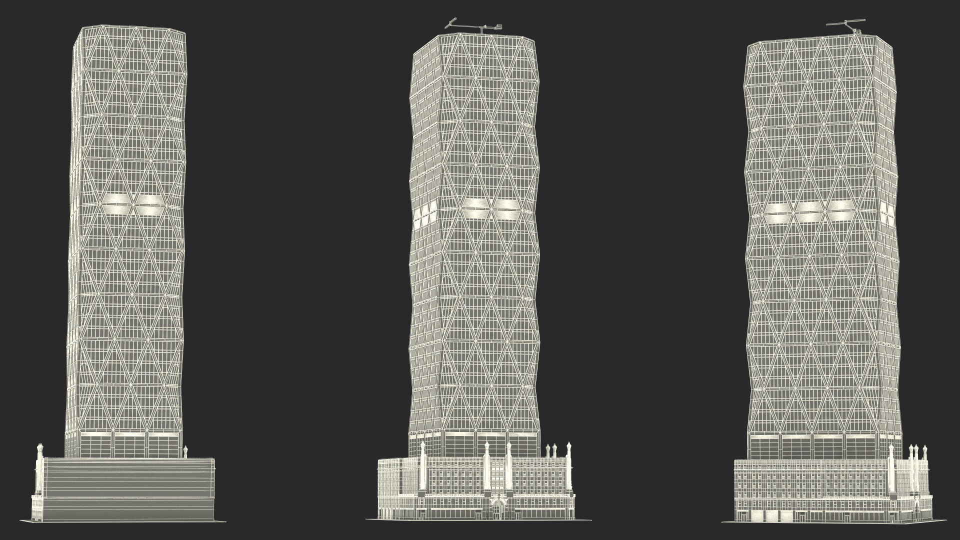 Fosters New York Hearst Tower 3D model