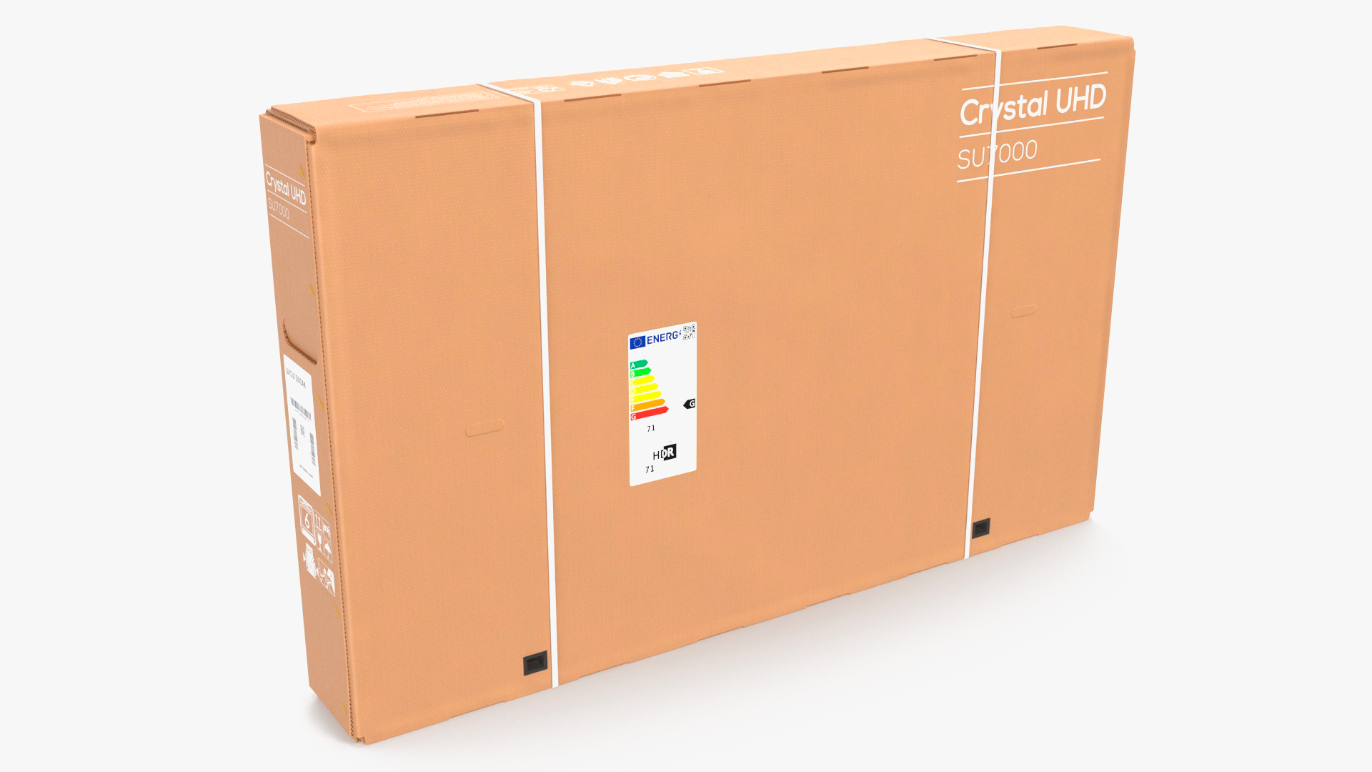 Cardboard Packaging Box 55 Inch TV 3D model