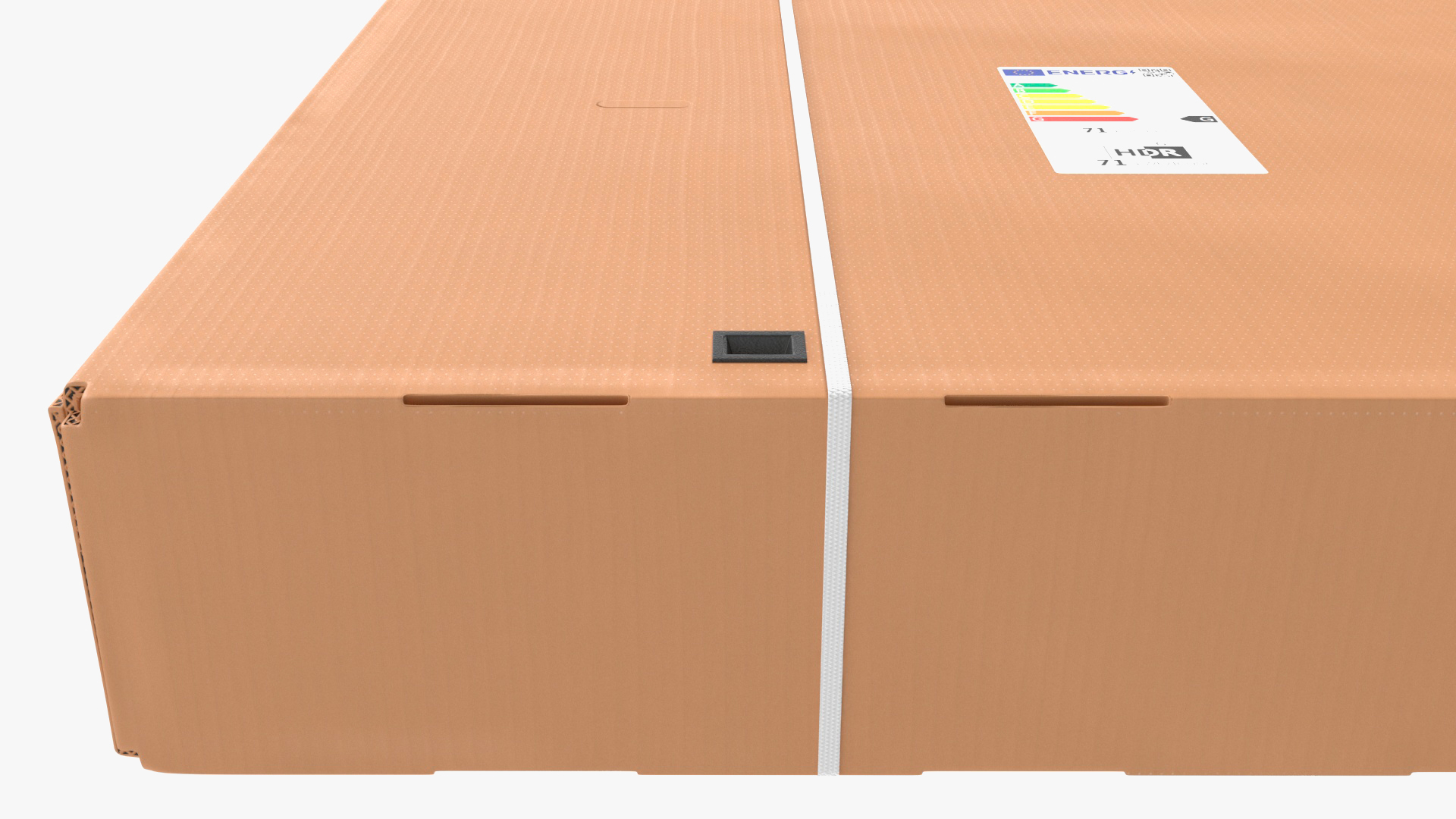 Cardboard Packaging Box 55 Inch TV 3D model