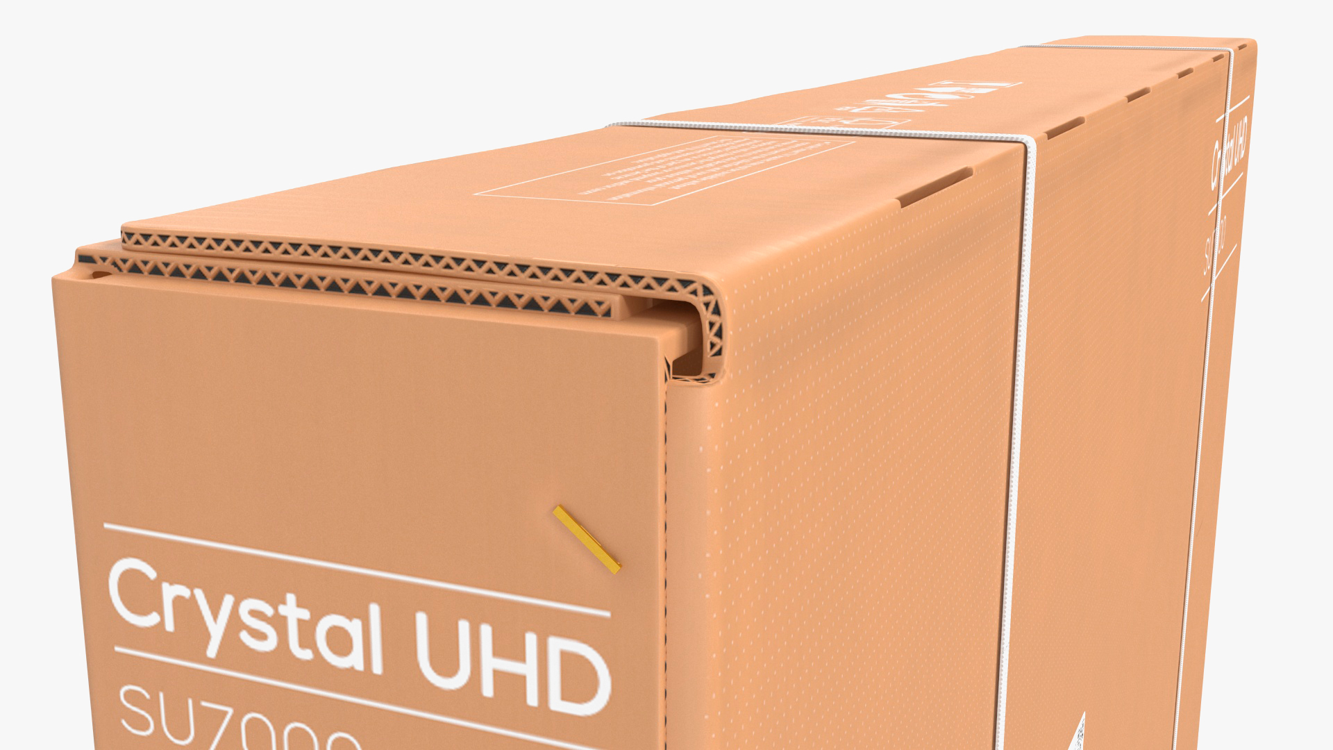 Cardboard Packaging Box 55 Inch TV 3D model