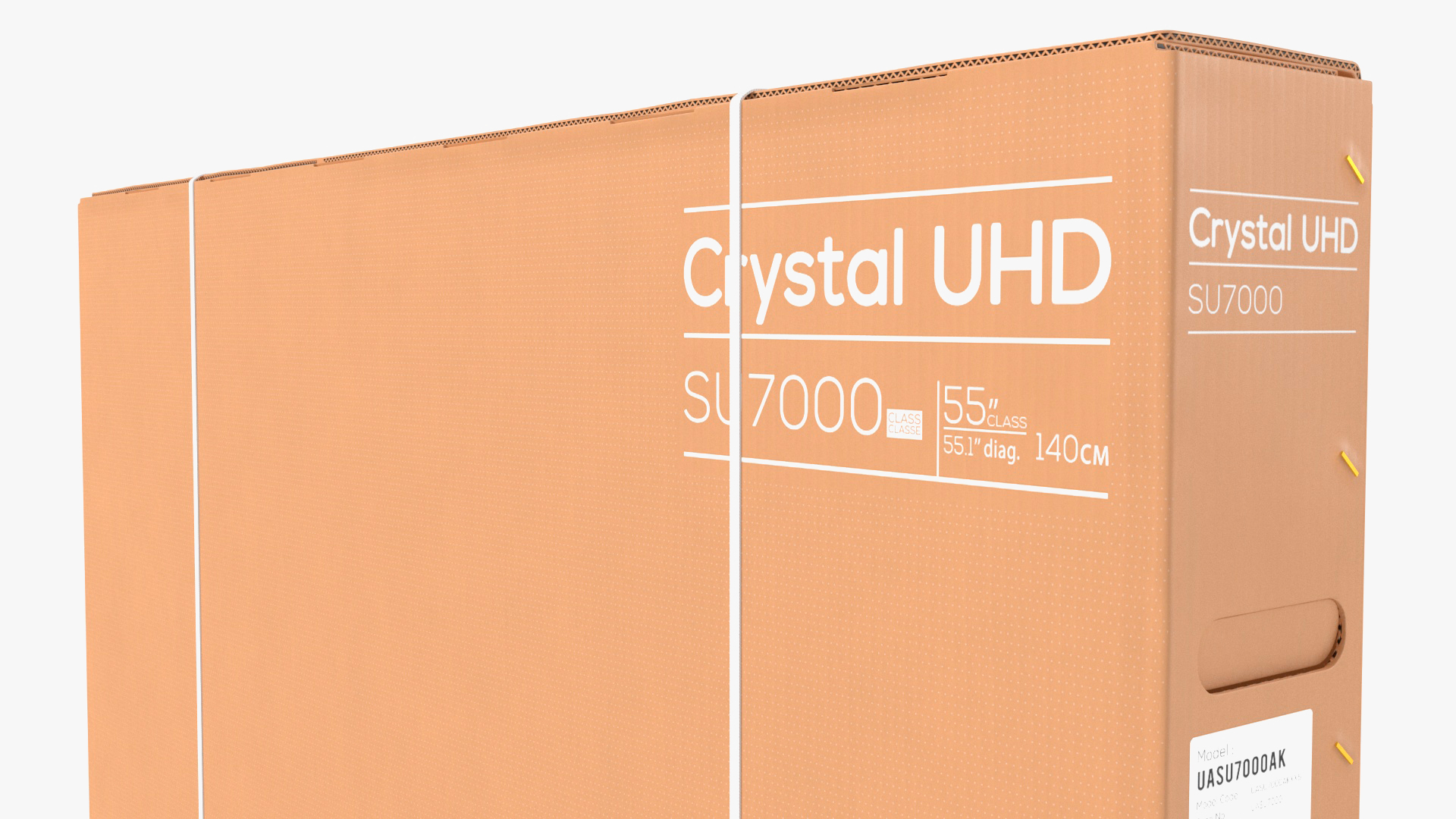 Cardboard Packaging Box 55 Inch TV 3D model