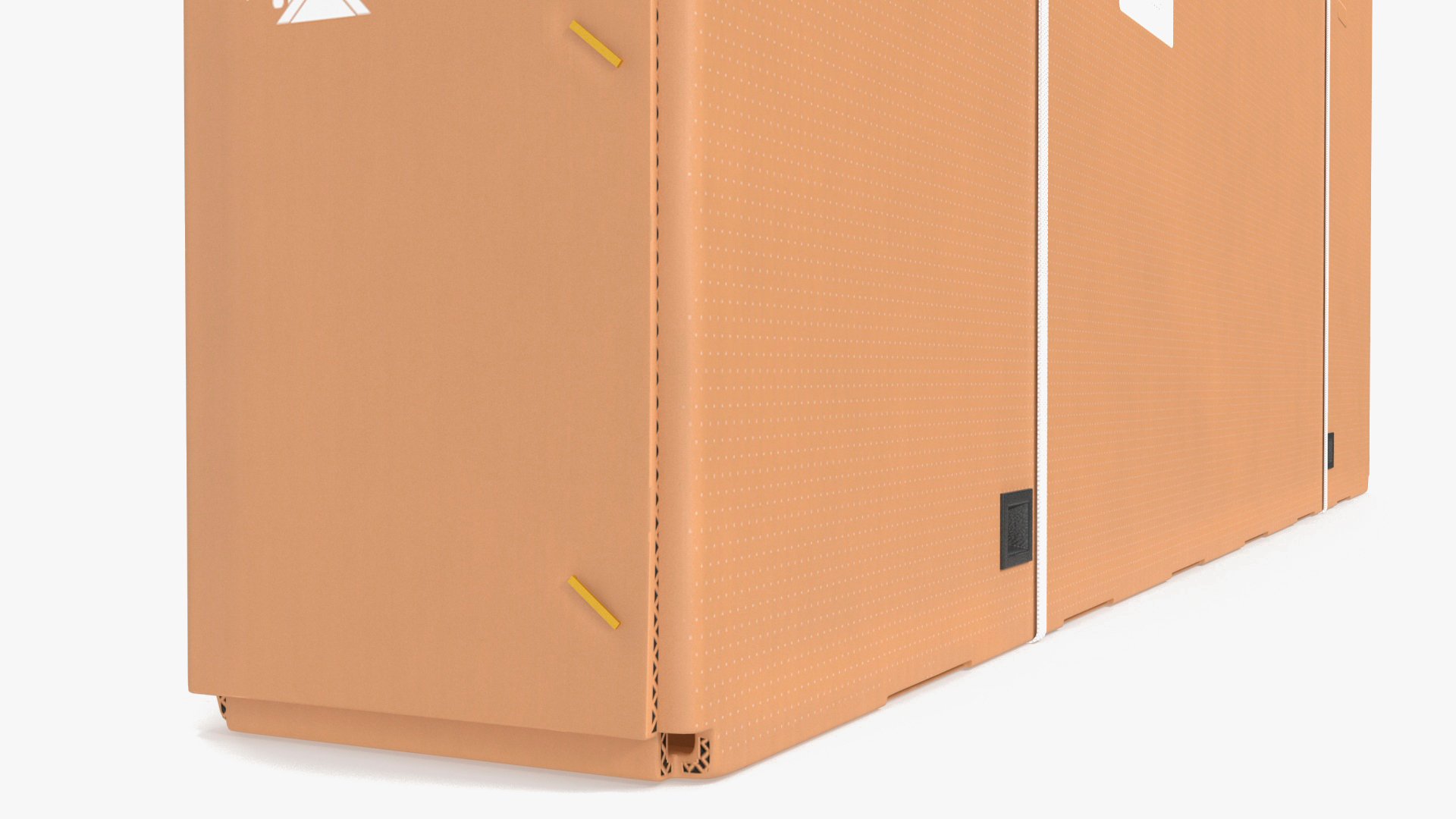 Cardboard Packaging Box 55 Inch TV 3D model