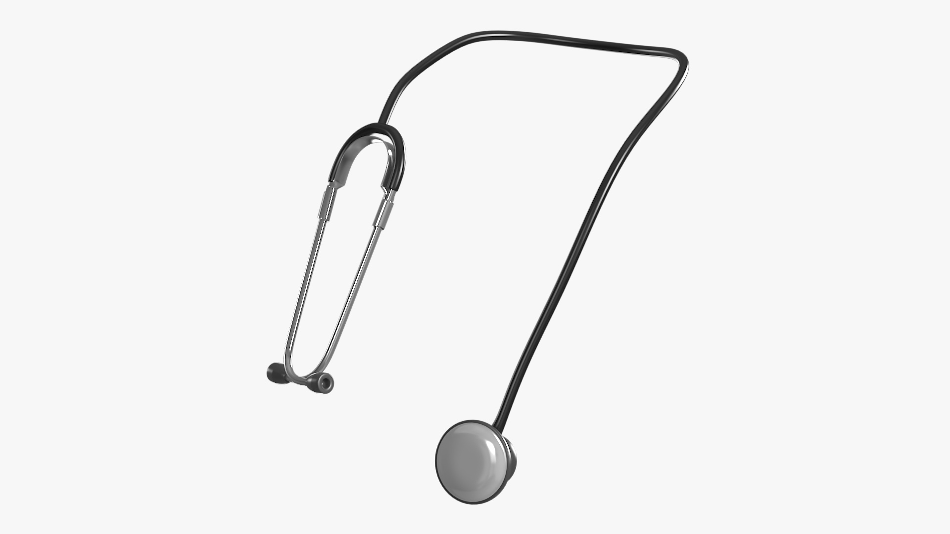African Black Male Doctor with Surgical Headlight Loupe Rigged 3D