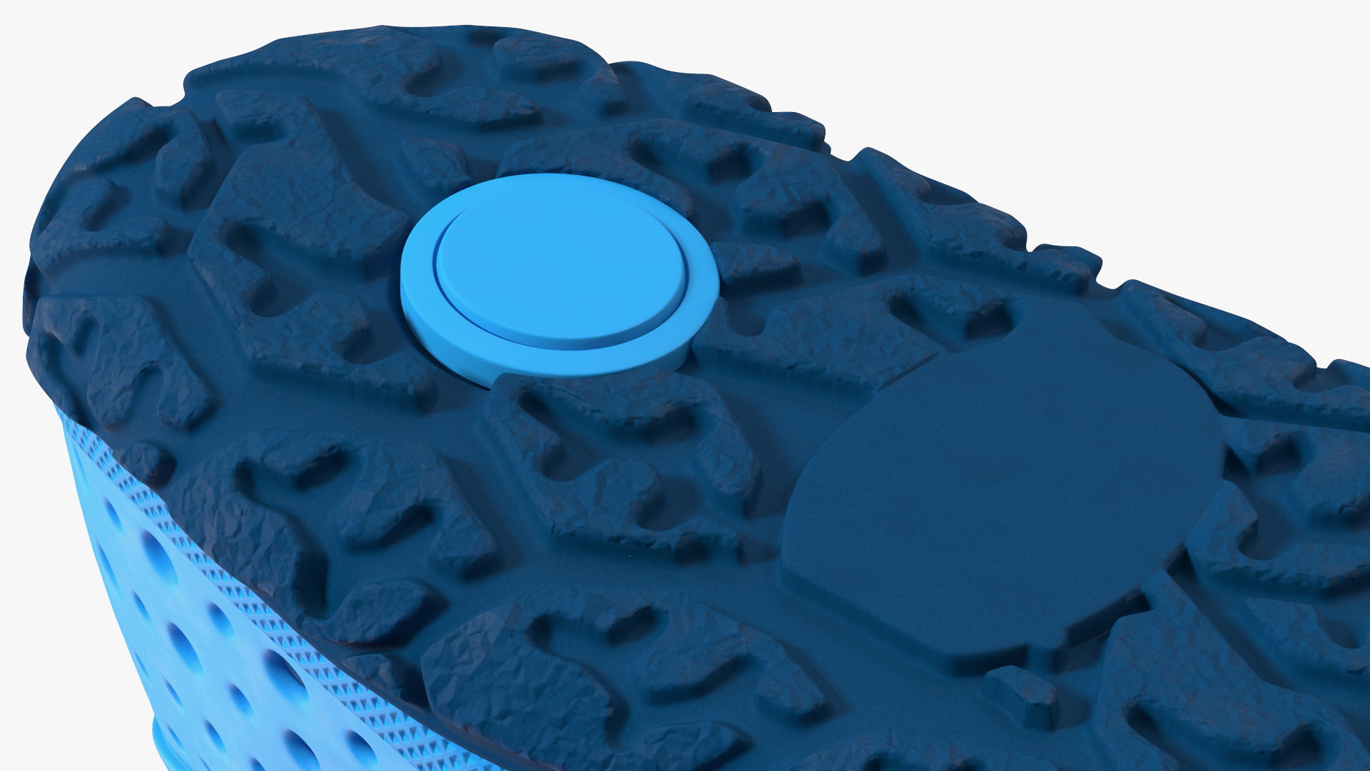 Aqua Socks Water Shoes Blue 3D