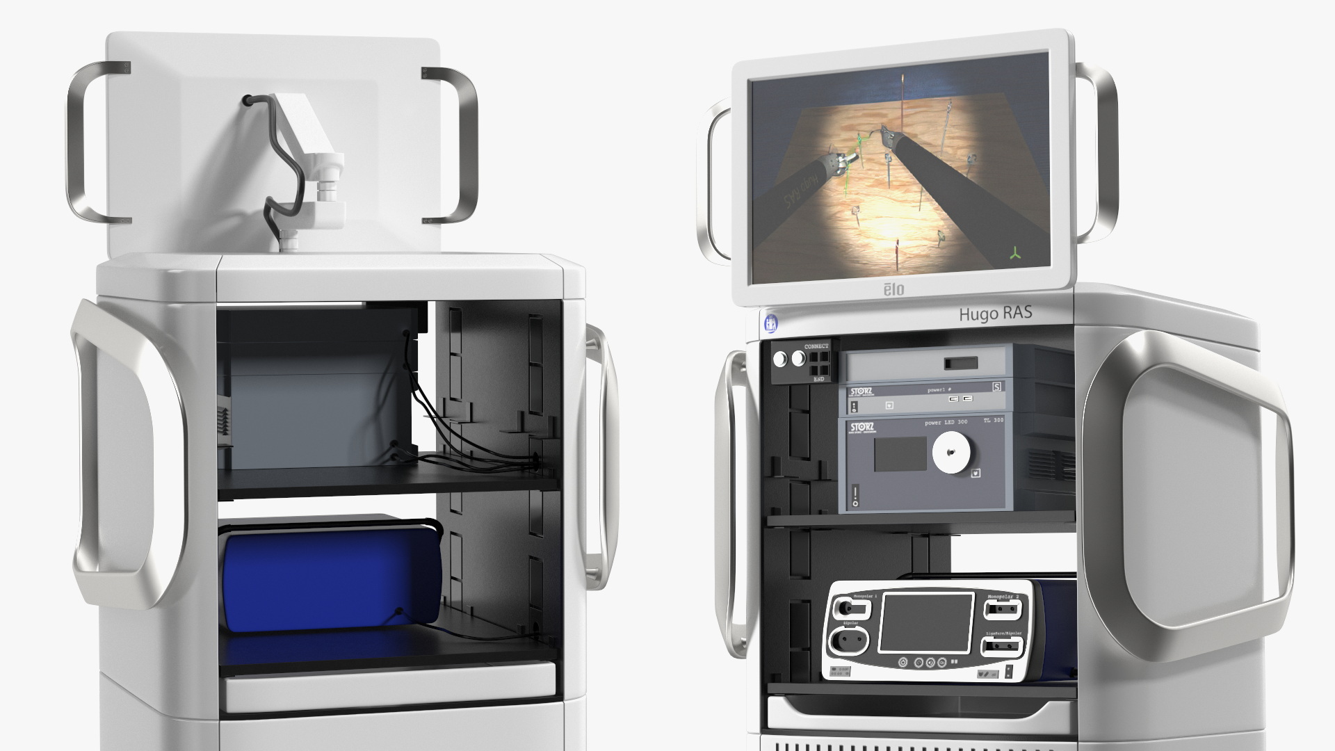 3D model Monitor Medtronic Soft-Tissue Surgical Robot Robot