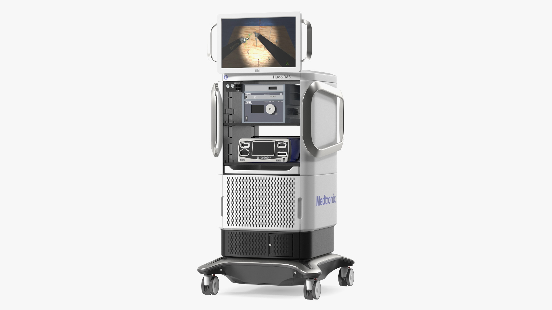 3D model Monitor Medtronic Soft-Tissue Surgical Robot Robot