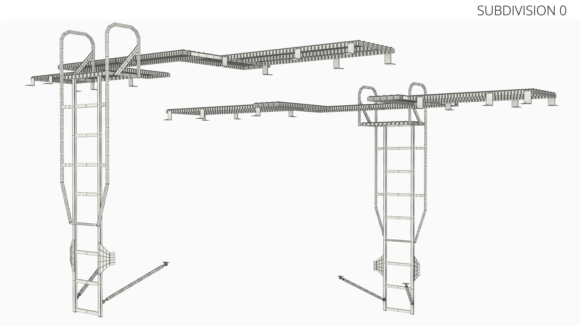 Modular Catwalk with Ladder Silver, view 11