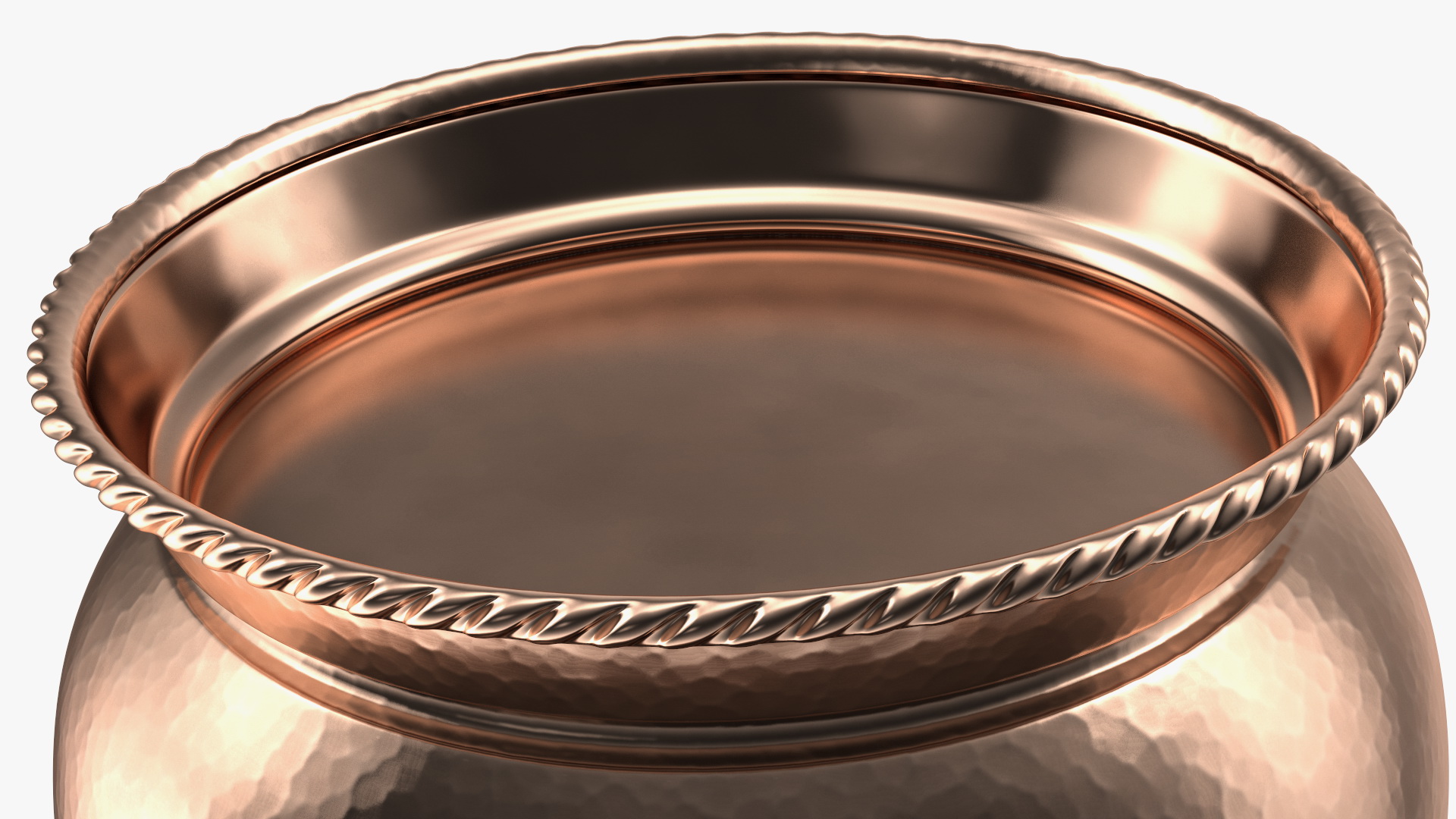 3D model Vintage Copper and Brass Jardiniere