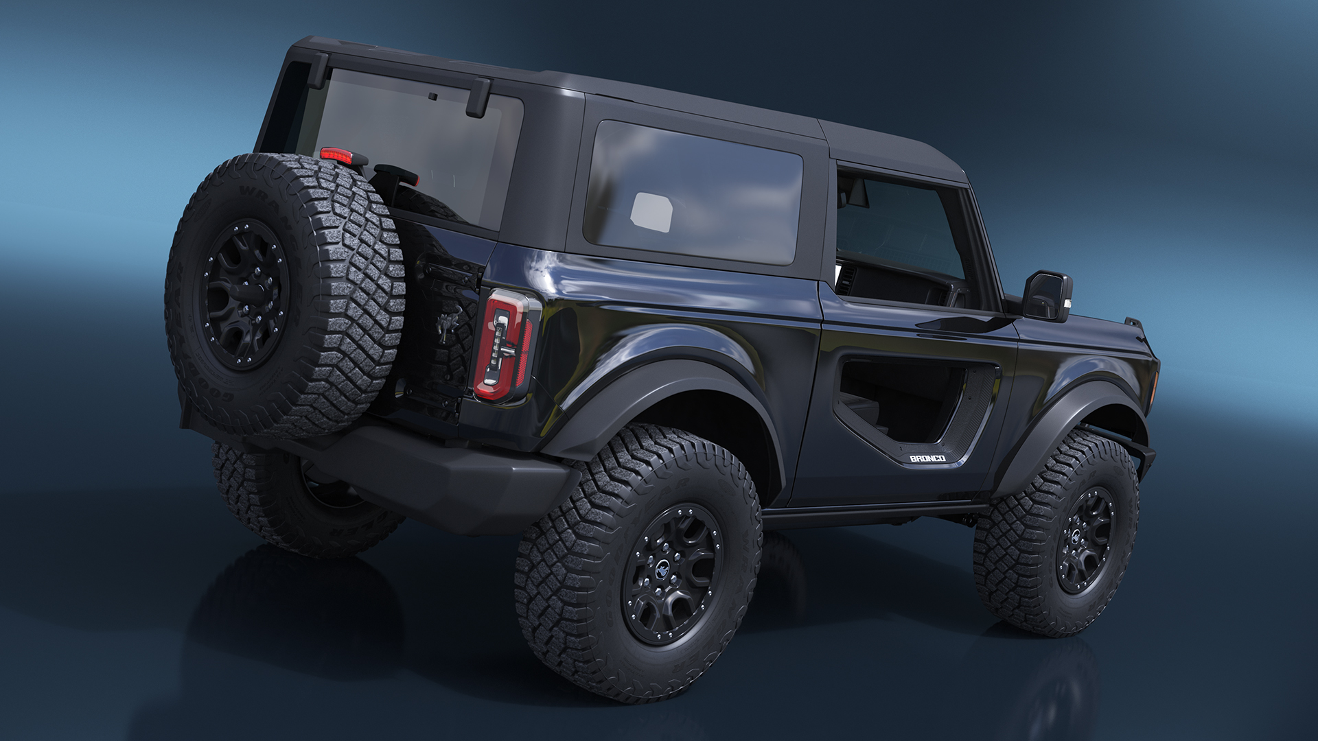 Ford Bronco Two Door 4X4 Shadow Black 3D