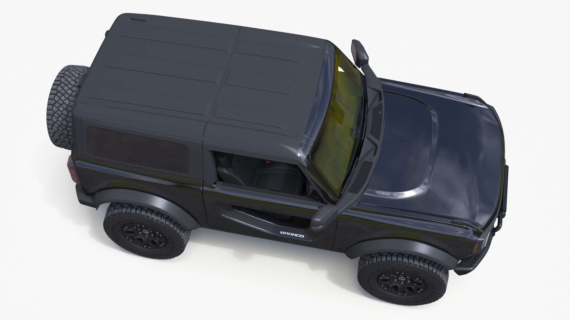 Ford Bronco Two Door 4X4 Shadow Black 3D
