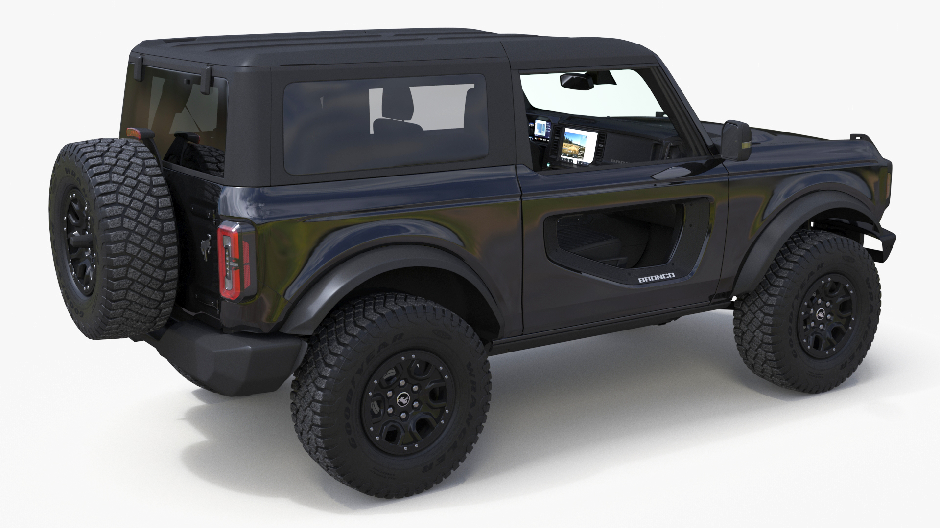Ford Bronco Two Door 4X4 Shadow Black 3D