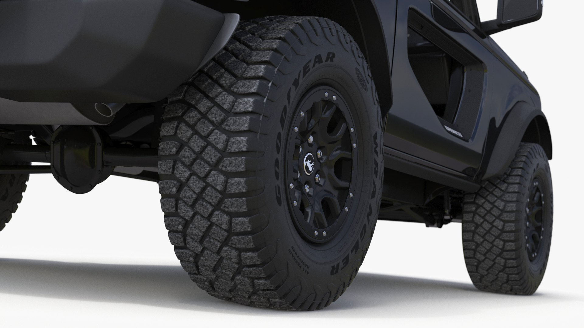 Ford Bronco Two Door 4X4 Shadow Black 3D