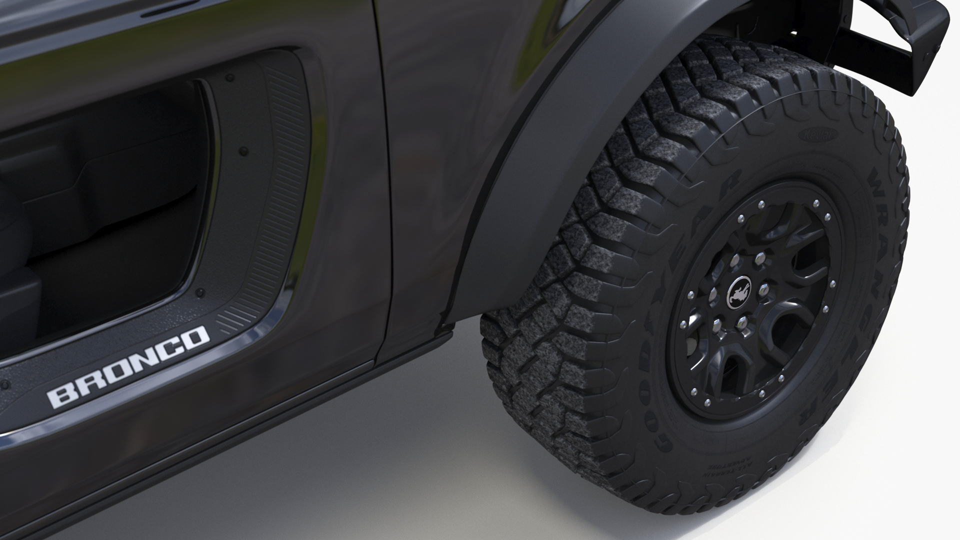 Ford Bronco Two Door 4X4 Shadow Black 3D