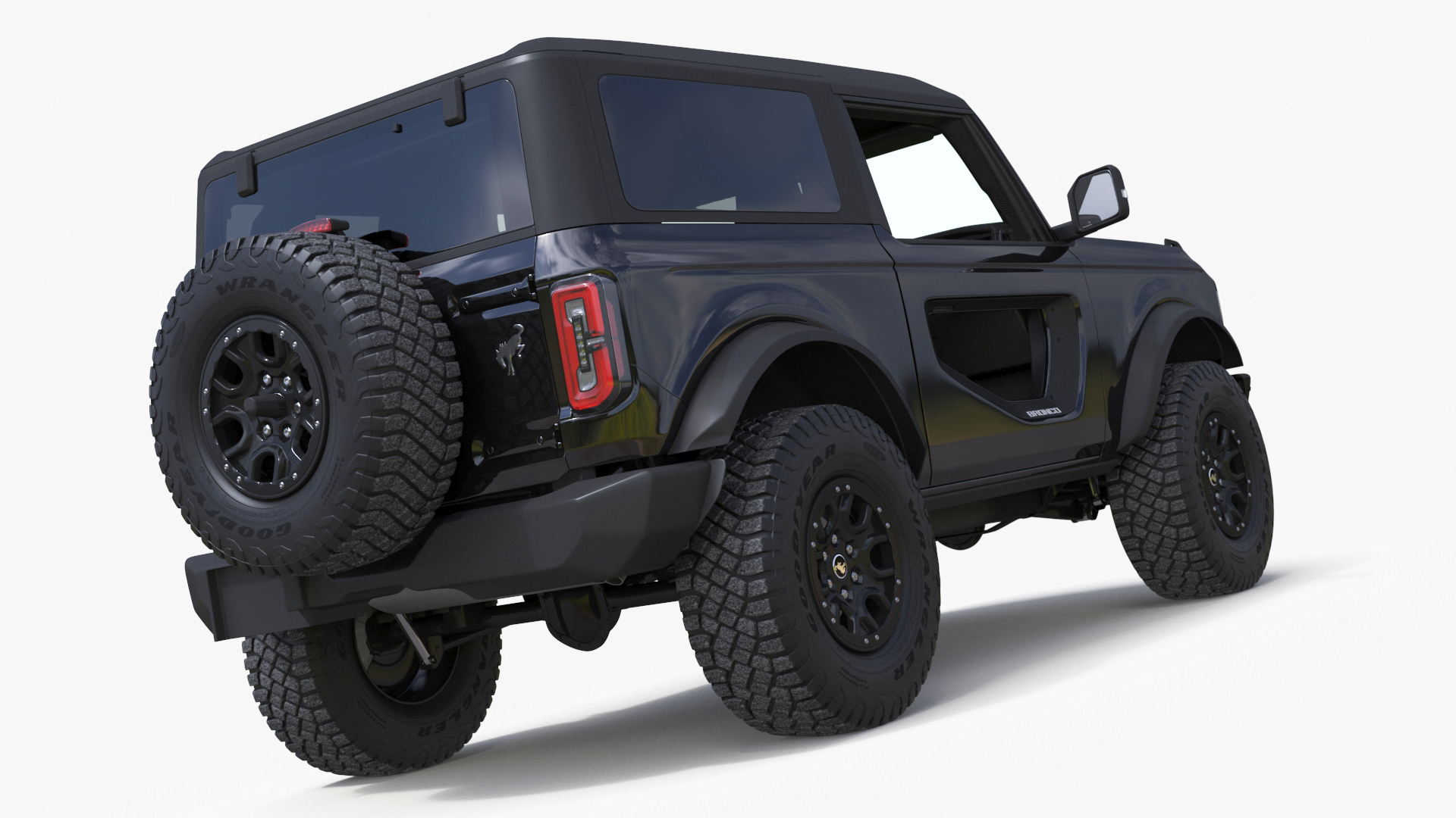 Ford Bronco Two Door 4X4 Shadow Black 3D
