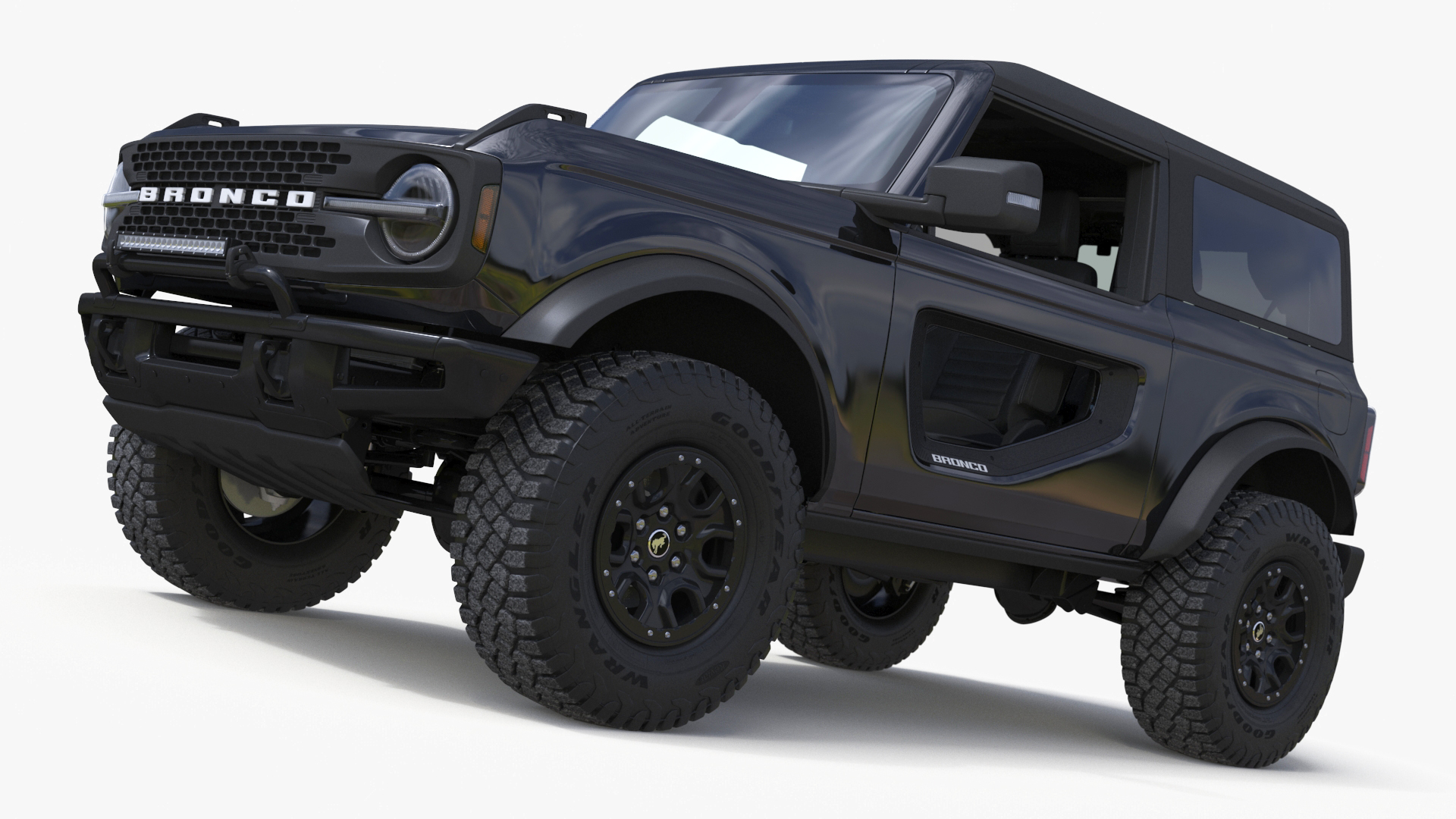 Ford Bronco Two Door 4X4 Shadow Black 3D