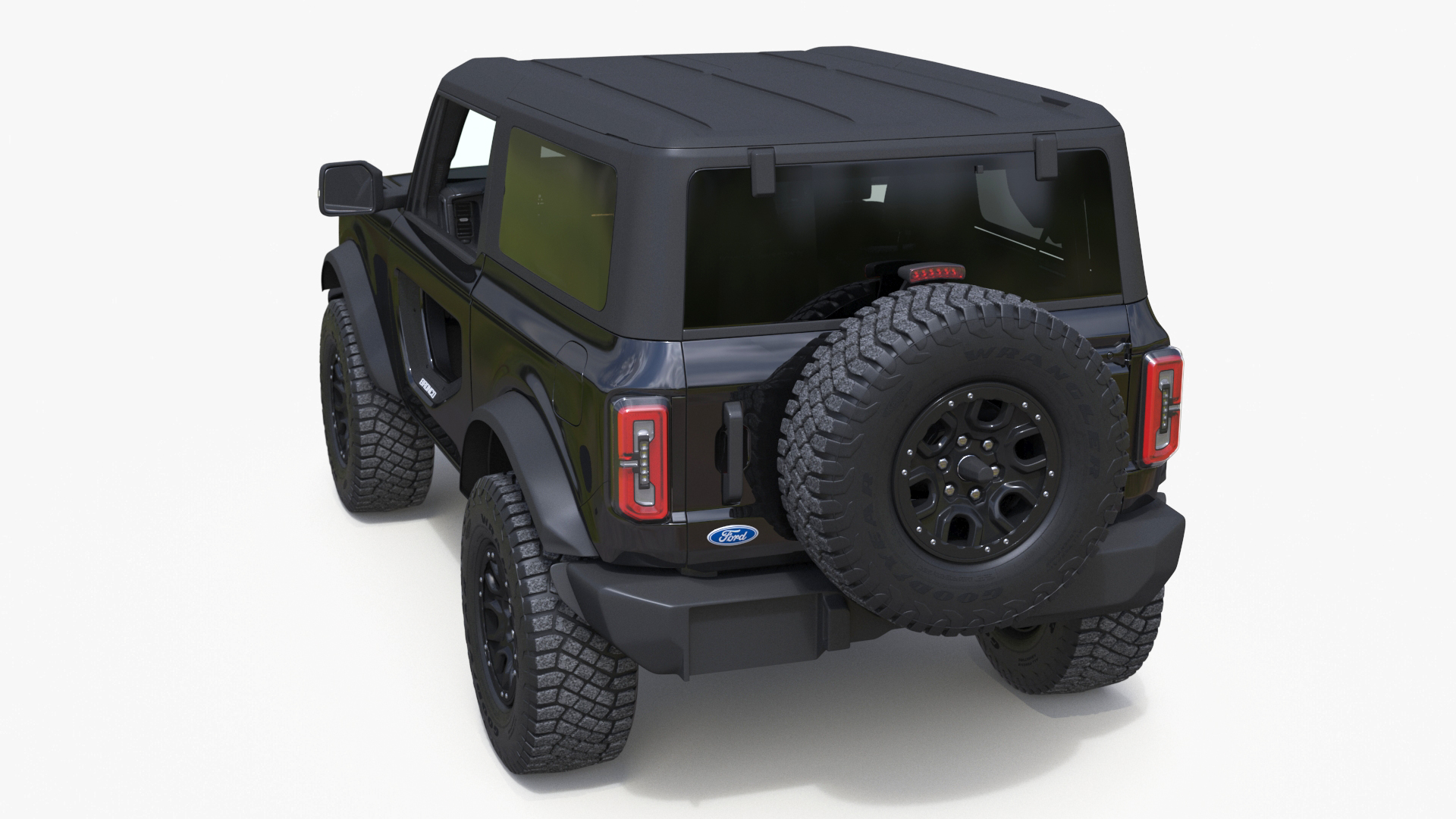 Ford Bronco Two Door 4X4 Shadow Black 3D