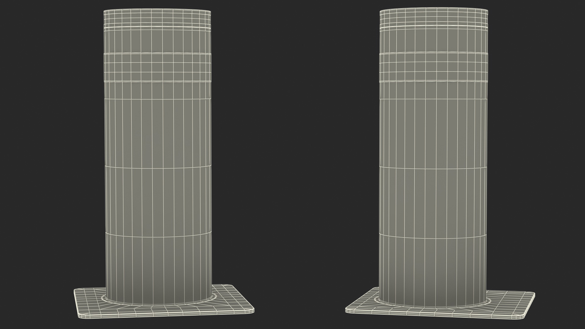 3D model Kavass Retractable Security Bollard