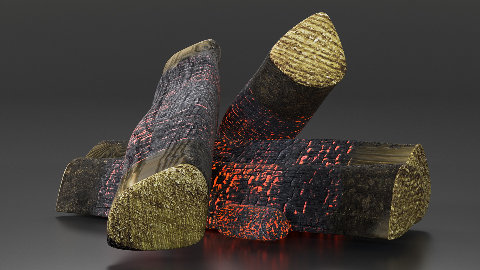 Firewood and Embers 3D model