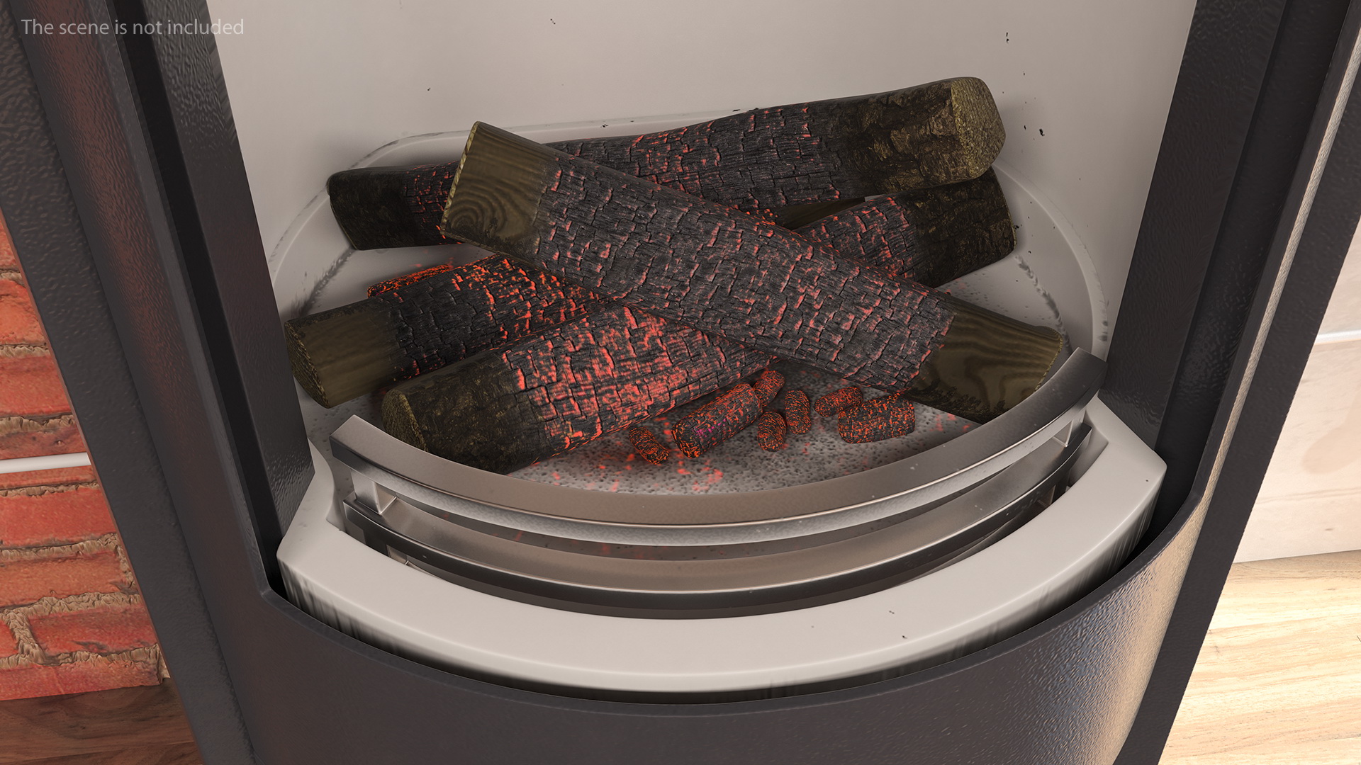 Firewood and Embers 3D model