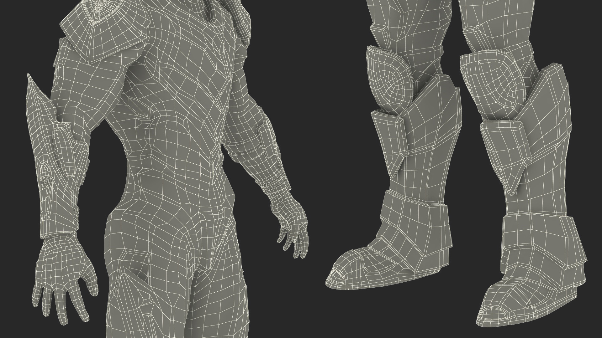3D model Sci-Fi Combat Robot Character Rigged for Maya