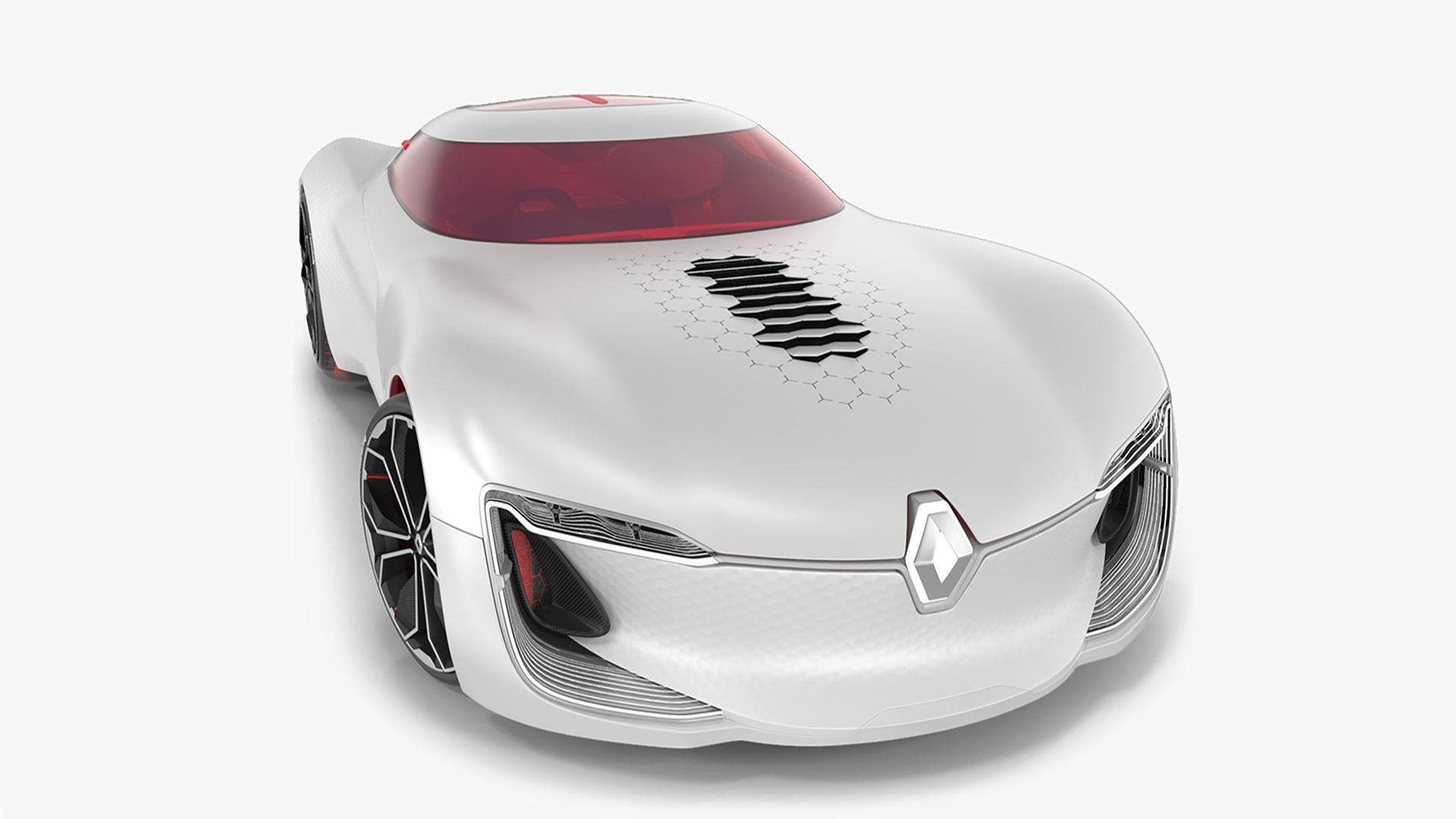 3D 2016 Renault Trezor Concept Rigged for Cinema 4D model
