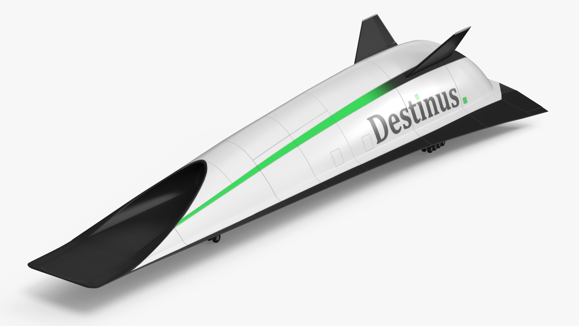 3D Destinus S Hypersonic Passenger Plane New