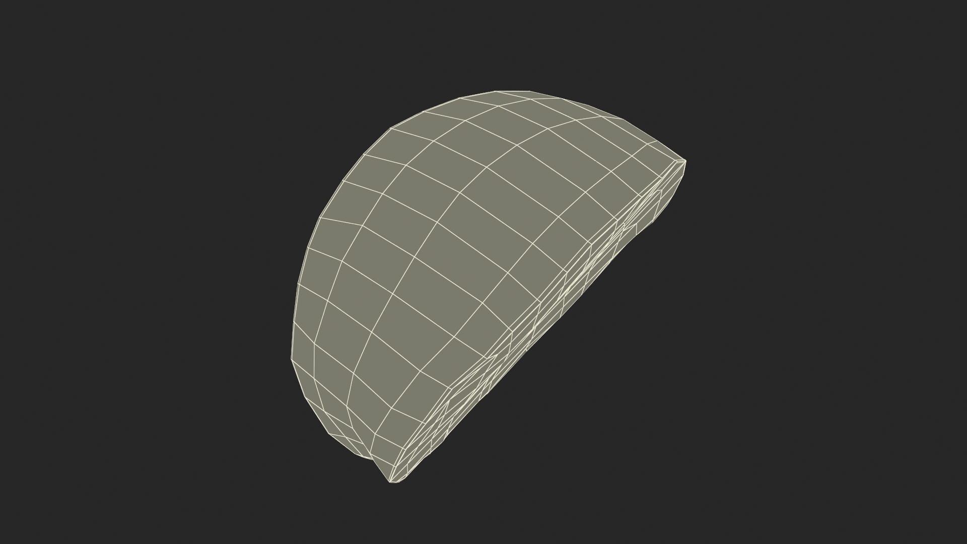 Realistic Green Apple Slice 3D