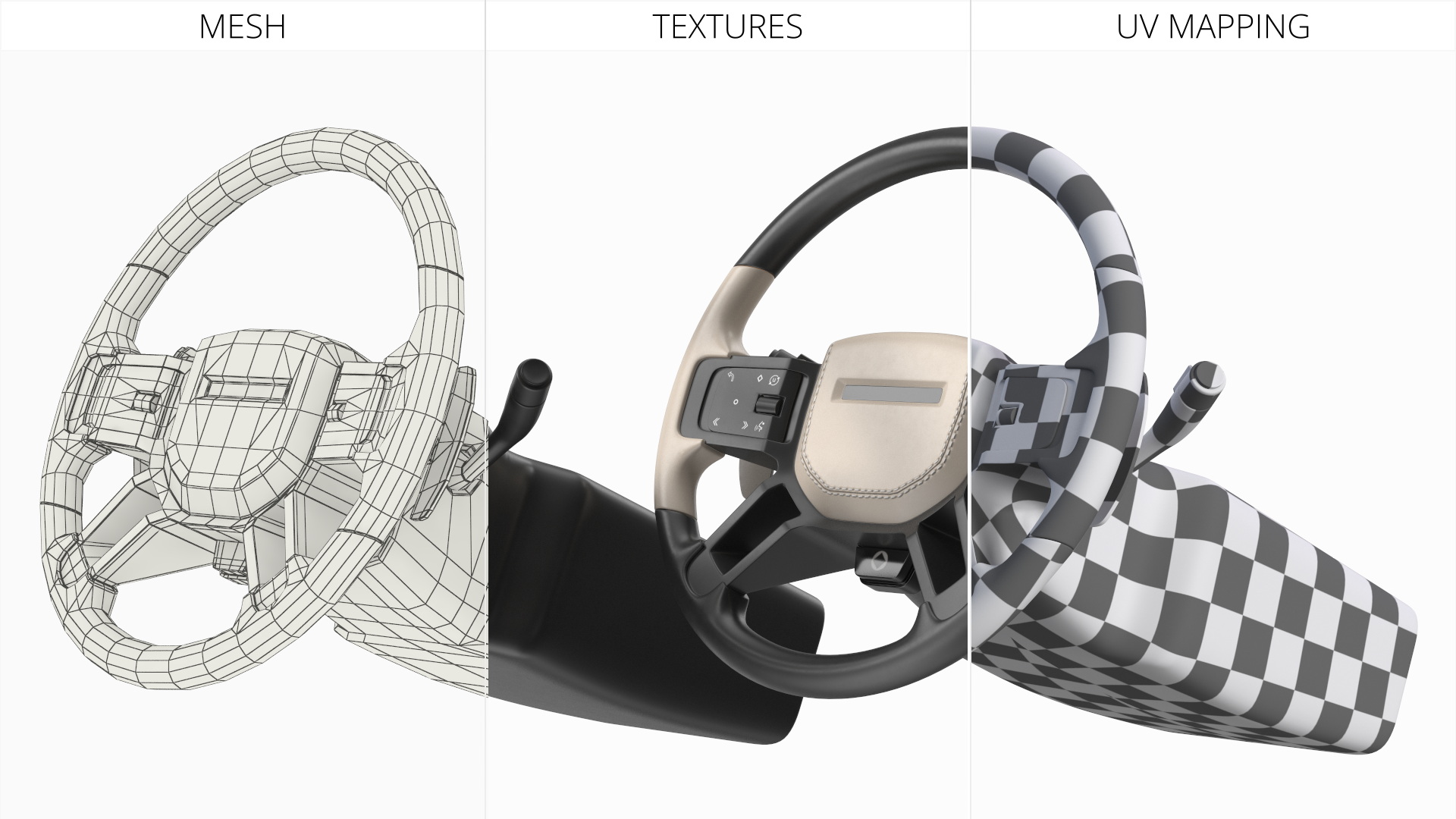 Multifunction Steering Wheel with Control Panel - view 8