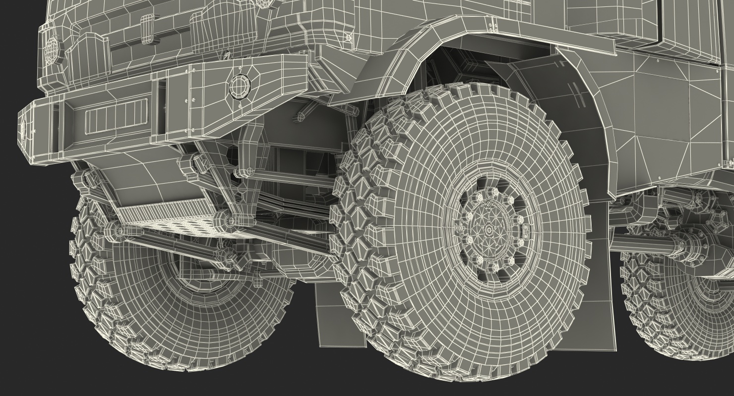 KAMAZ Dakar Racing Truck 4326 VK 3D