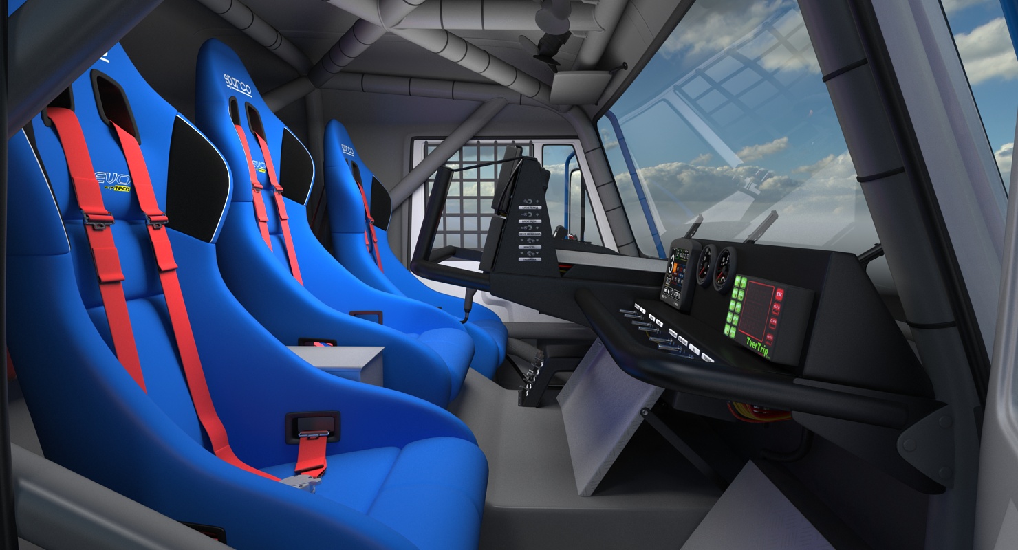 KAMAZ Dakar Racing Truck 4326 VK 3D
