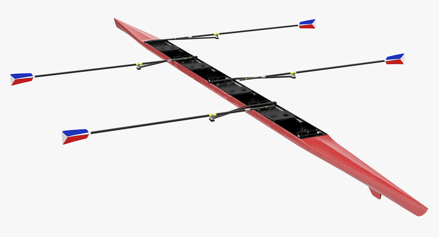 3D model Coxed Four Boat