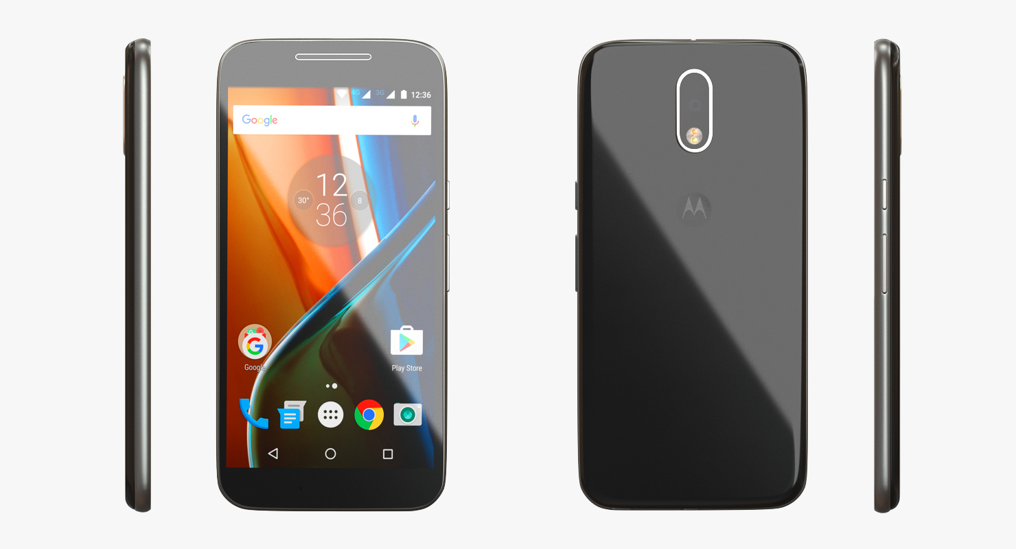 Motorola Moto G4 Black 3D